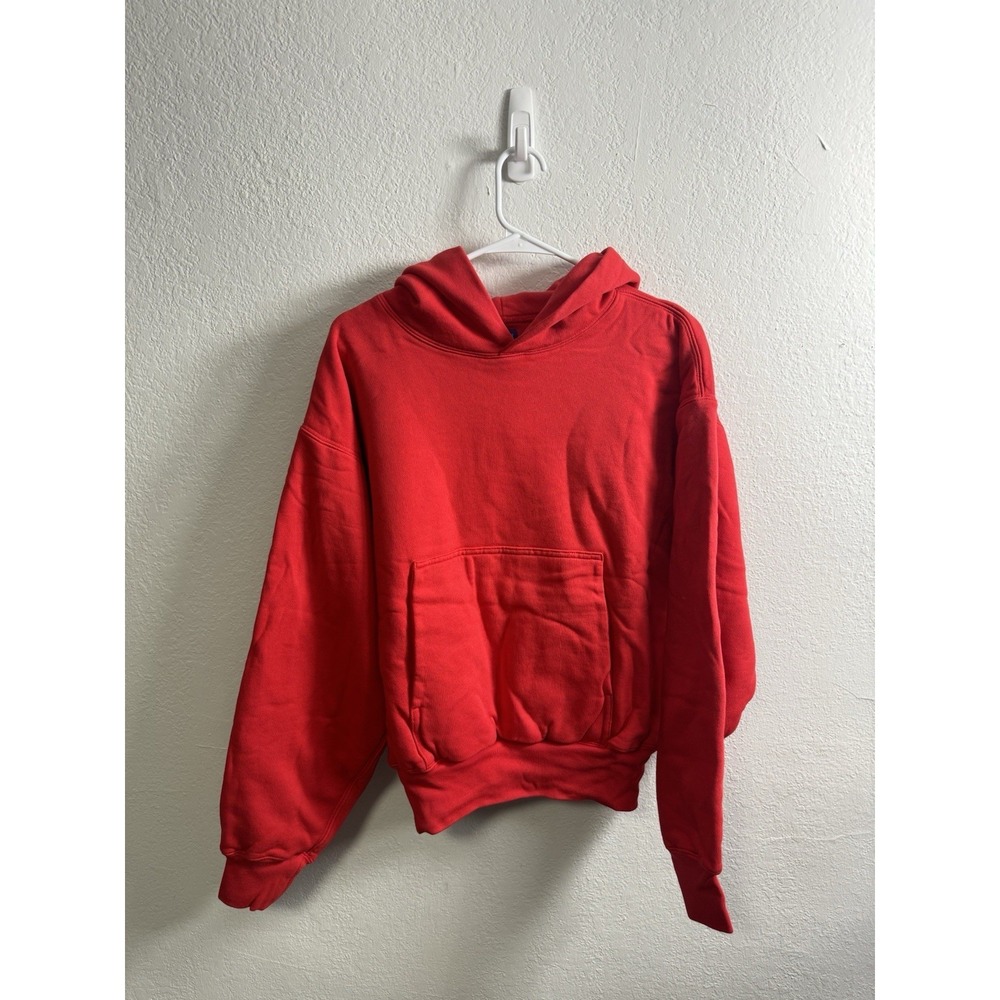 Yeezy x GAP Perfect Hoodie Red Size S Double Layered YZY NEW Unreleased